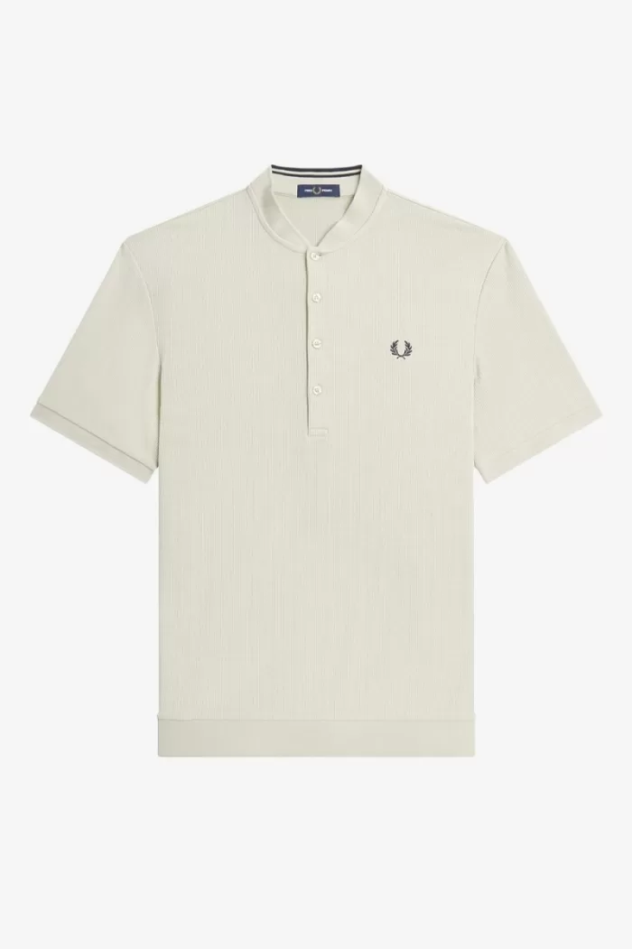 Fred Perry Henley Men’s Polo Shirt Light Mint FTIHL2718