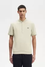 Fred Perry Henley Men’s Polo Shirt Light Mint FTIHL2718