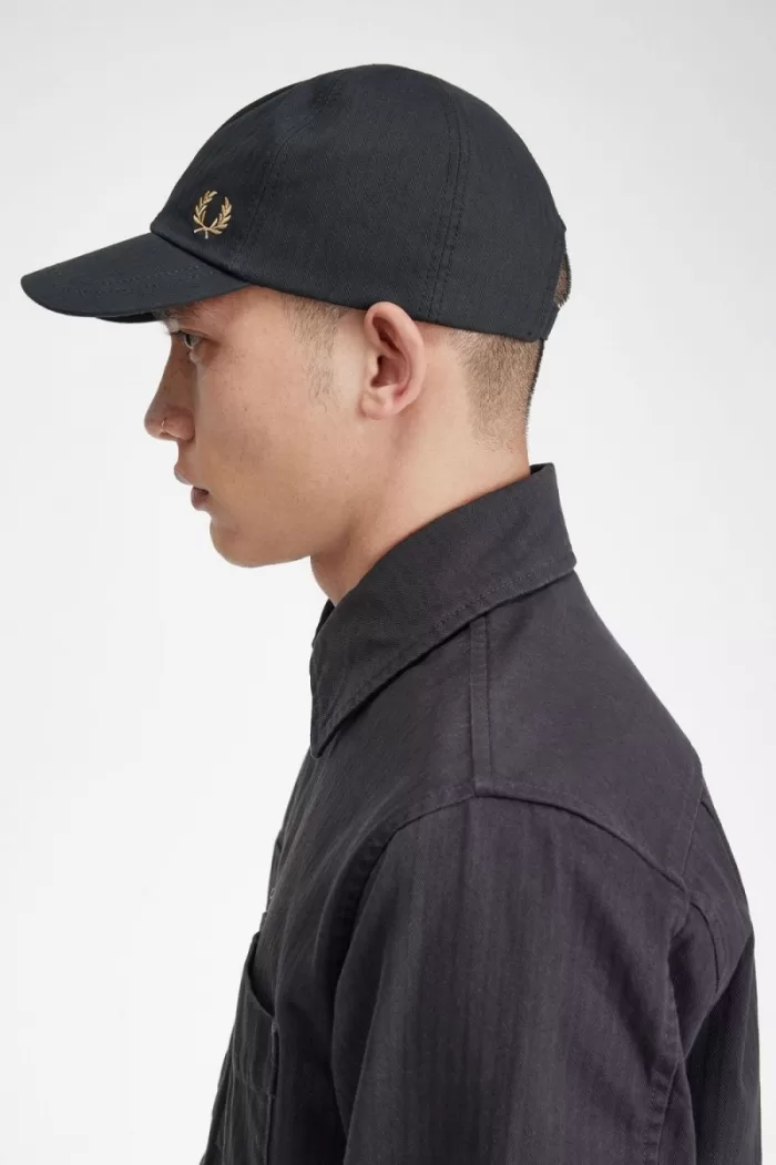 Fred Perry Herringbone Men’s Caps Anchor Grey UFNSX1842