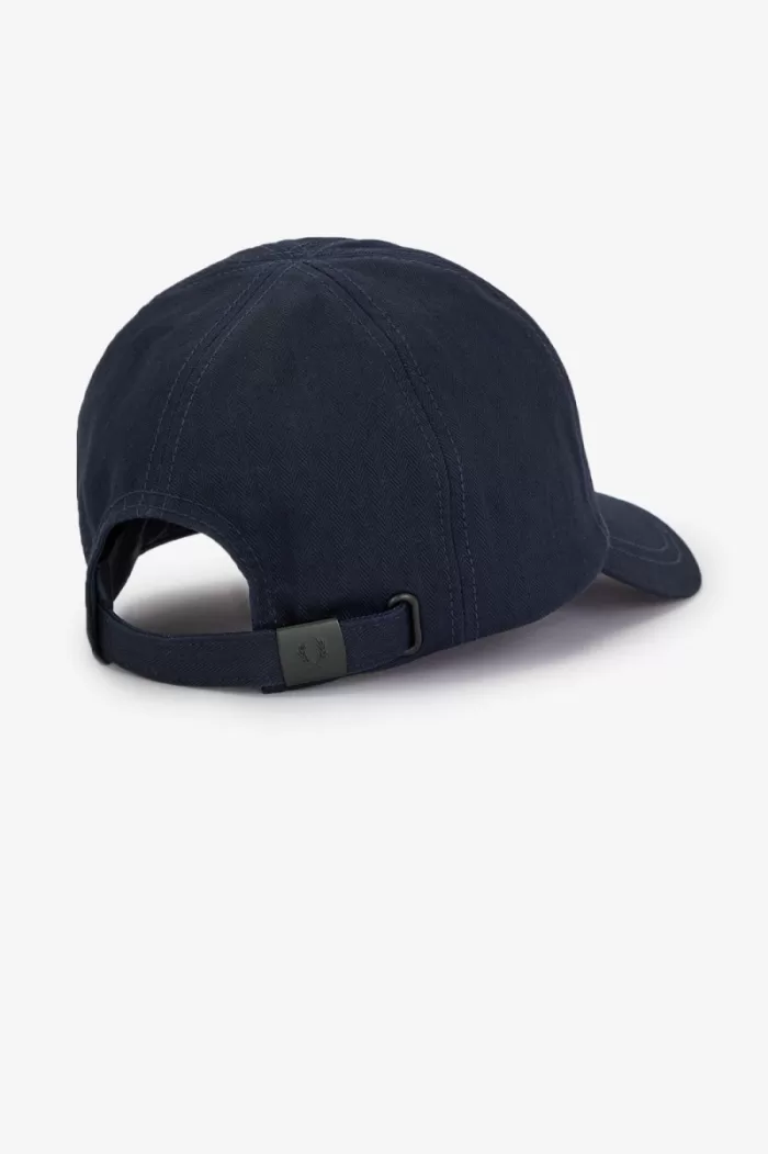 Fred Perry Herringbone Men’s Caps Navy UERVB1597