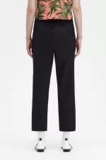 Fred Perry High Waist Women’s Pants Black LCRNO4583