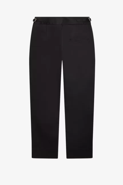 Fred Perry High Waist Women’s Pants Black AUNOE3497