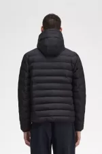 Fred Perry Hooded Insulated Men’s Jackets Black MJOKD6943