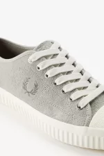 Fred Perry Hughes Low Men’s Plimsolls Grey RQVYW7596