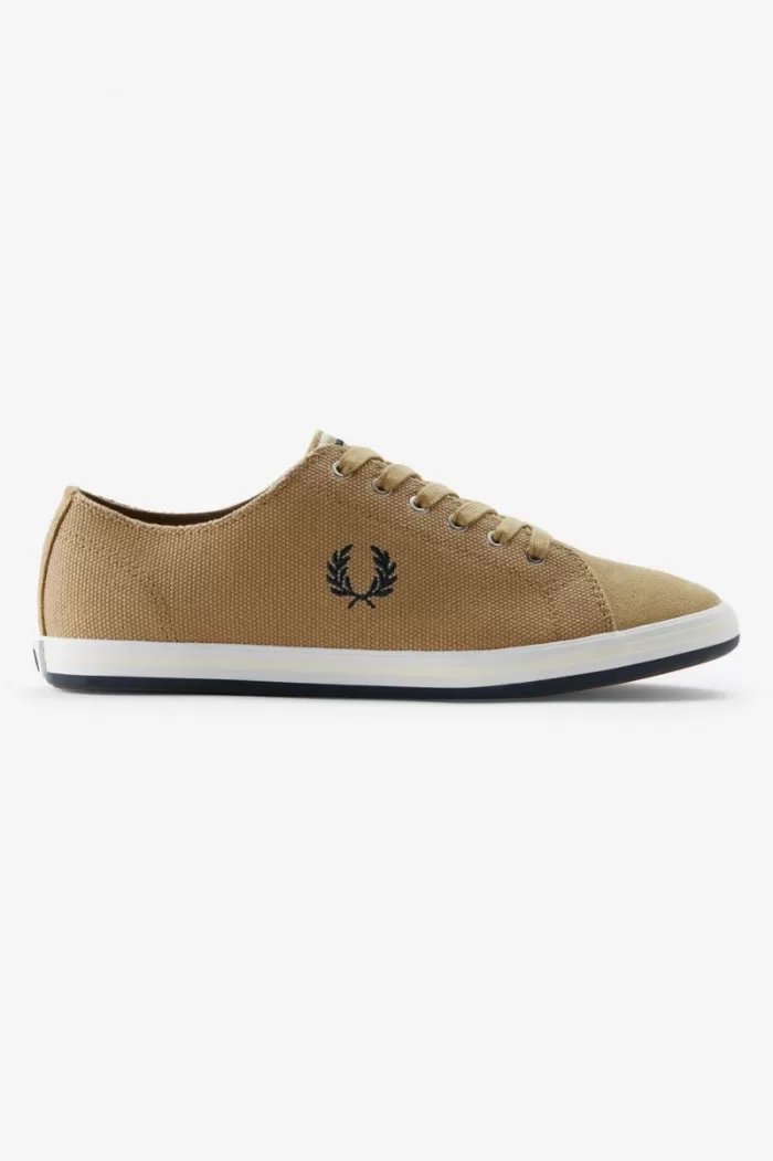 Fred Perry Kingston Men’s Plimsolls Green GYBIU5764