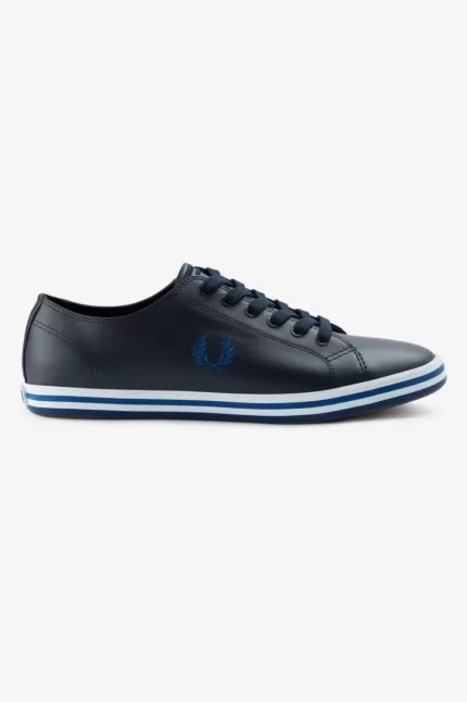 Fred Perry Kingston Men’s Plimsolls Navy Shaded Cobalt BMVRL1039