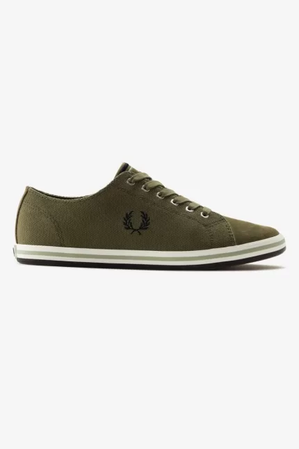 Fred Perry Kingston Men’s Plimsolls Uniform Green HBNQF3089