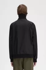 Fred Perry Knitted Rib Tennis Bomber Men’s Jackets Black GLPWS5913