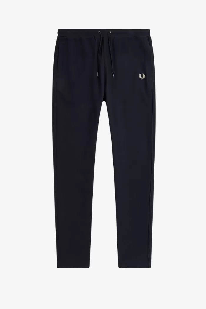 Fred Perry Knitted Taped Track Men’s Pants Navy QYFUN6842