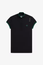 Fred Perry Knitted Women’s Shirt Black XSPFC6920