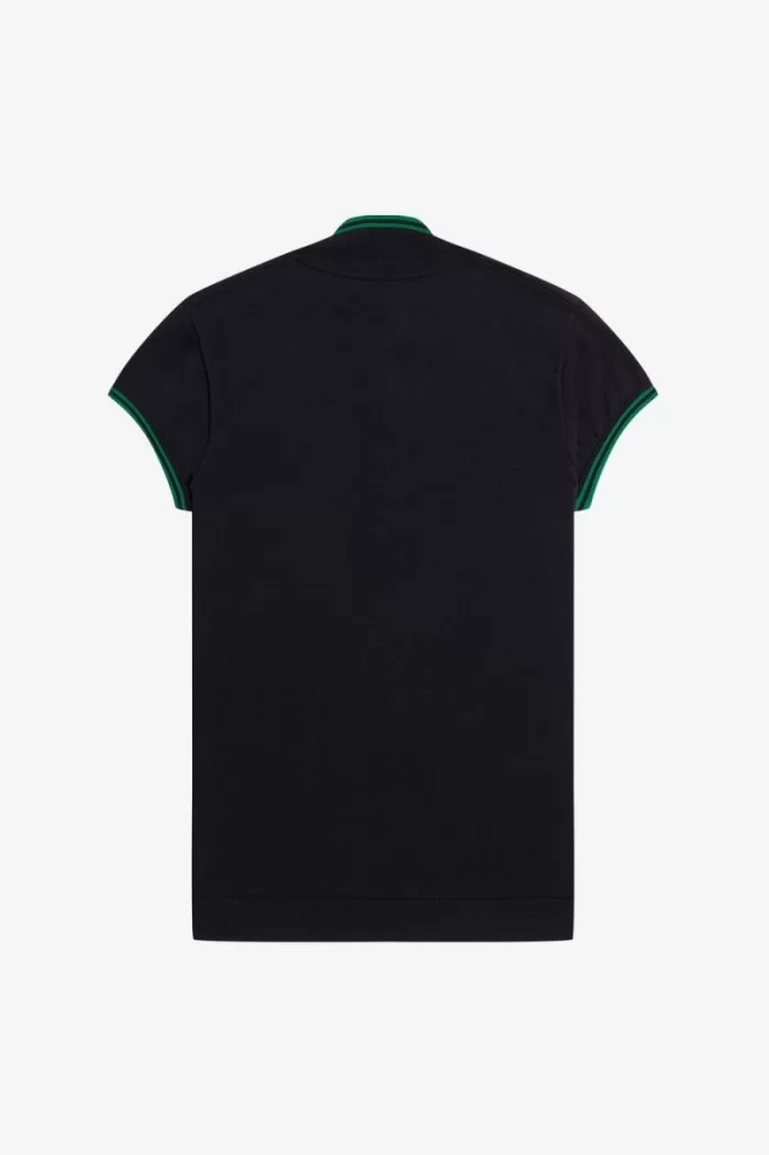 Fred Perry Knitted Women’s Shirt Black XSPFC6920