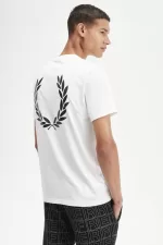 Fred Perry Laurel Wreath Graphic Men’s T-Shirt White OENAP2630