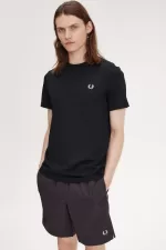 Fred Perry Laurel Wreath Graphic Men’s T-Shirt Black QBVRC1054