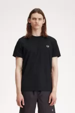 Fred Perry Laurel Wreath Graphic Men’s T-Shirt Black QBVRC1054