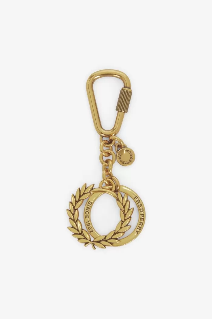 Fred Perry Laurel Wreath Keyring Women’s Lifestyle Gold WMPQY9578