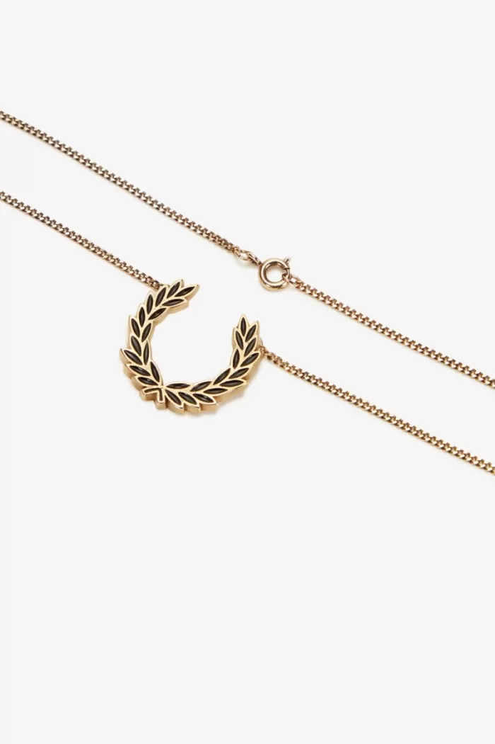 Fred Perry Laurel Wreath Necklace Men’s Jewellery Gold RHSNG4926