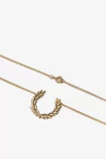 Fred Perry Laurel Wreath Necklace Women’s Jewellery Gold ETUHF3520