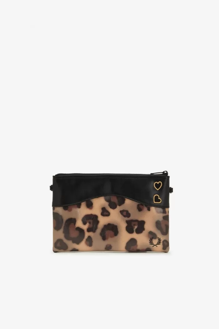 Fred Perry Leopard Print Side Women’s Bags Tonal Leopard INHPB0825