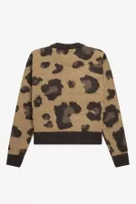 Fred Perry Leopard Women’s Jumper Tonal Leopard DHRVI4385