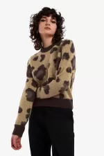 Fred Perry Leopard Women’s Jumper Tonal Leopard DHRVI4385