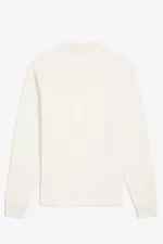 Fred Perry Long Sleeve Loopback Men’s Sweatshirts Beige BDEOV5671