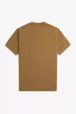 Fred Perry Loopback Jersey Pocket Men’s T-Shirt Brown RCKJQ8293