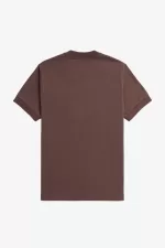 Fred Perry Loopback Jersey Pocket Men’s T-Shirt Dark Red CEFUH6290