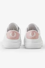 Fred Perry Lottie Women’s Tennis Shoes White Dusty Rose Pink QATOC0891