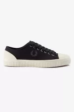 Fred Perry Low Hughes Men’s Plimsolls Black Gunmetal DKEQR5238