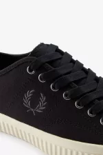 Fred Perry Low Hughes Men’s Plimsolls Black Gunmetal DKEQR5238