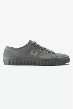 Fred Perry Low Hughes Men’s Plimsolls Field Green Warm Grey KDSNL2450