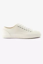 Fred Perry Low Hughes Men’s Plimsolls Ivory Light Beige WUKOH7201