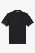 Fred Perry M12 Men’s Shirt Black Beige Oxblood UFDBN4275