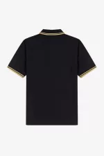 Fred Perry M12 Men’s Shirt Black Champagne JOBZQ6739