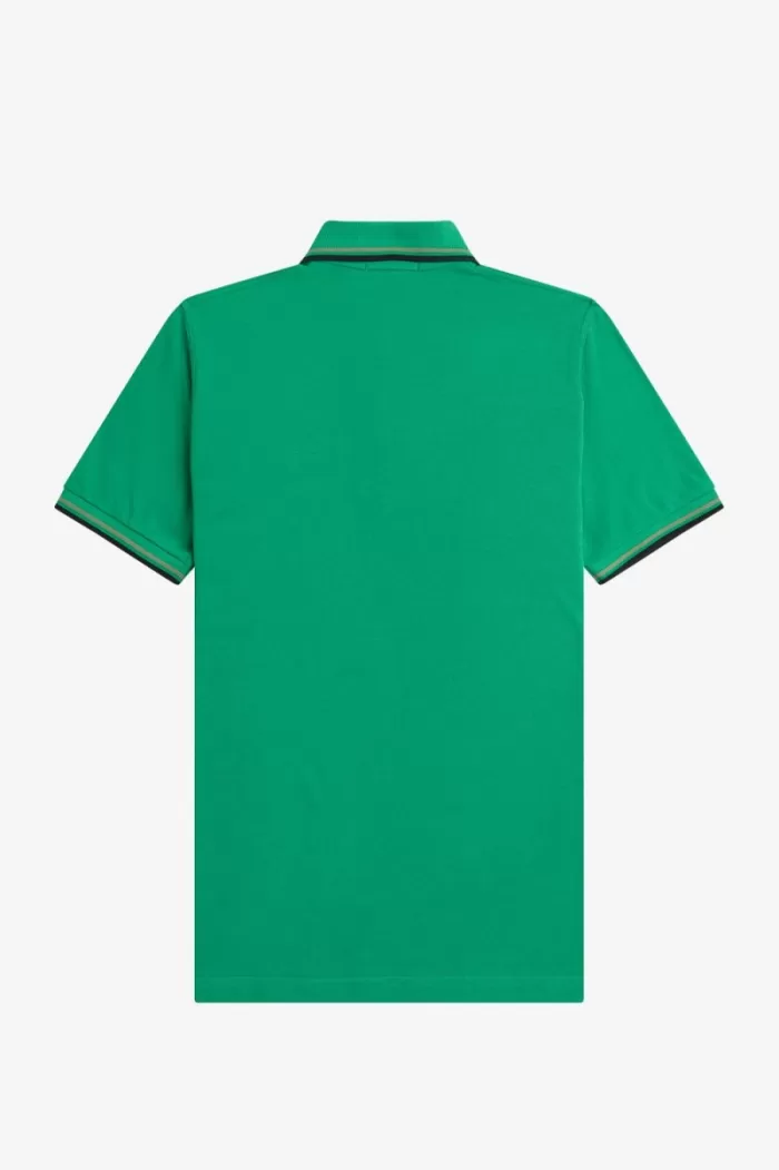 Fred Perry M12 Men’s Shirt Green Field Green Black RITFL3960