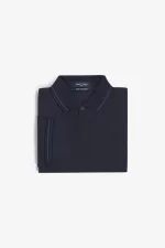 Fred Perry M12 Men’s Shirt Navy Petrol Blue French Navy YOSFG4298