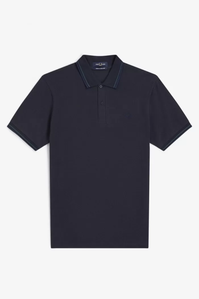 Fred Perry M12 Men’s Shirt Navy Petrol Blue French Navy YOSFG4298