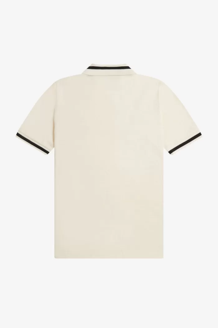 Fred Perry M2 Men’s Shirt Beige Black KDHQP1743