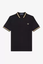 Fred Perry M2 Men’s Shirt Black Champagne FCIOB6079