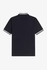 Fred Perry M2 Men’s Shirt Navy Snow White CVKQH1054