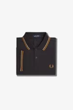 Fred Perry M3600 Men’s Shirt Anchor Grey Green Dark Coffee OGJYD9841