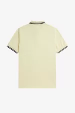 Fred Perry M3600 Men’s Shirt Aqua Cream French Navy NRLYP3142