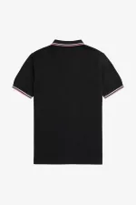 Fred Perry M3600 Men’s Shirt Black Beige Dusty Rose Pink UKCIJ7931