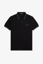 Fred Perry M3600 Men’s Shirt Black Field Green DICVS2965