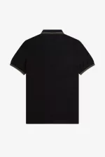 Fred Perry M3600 Men’s Shirt Black Field Green DICVS2965