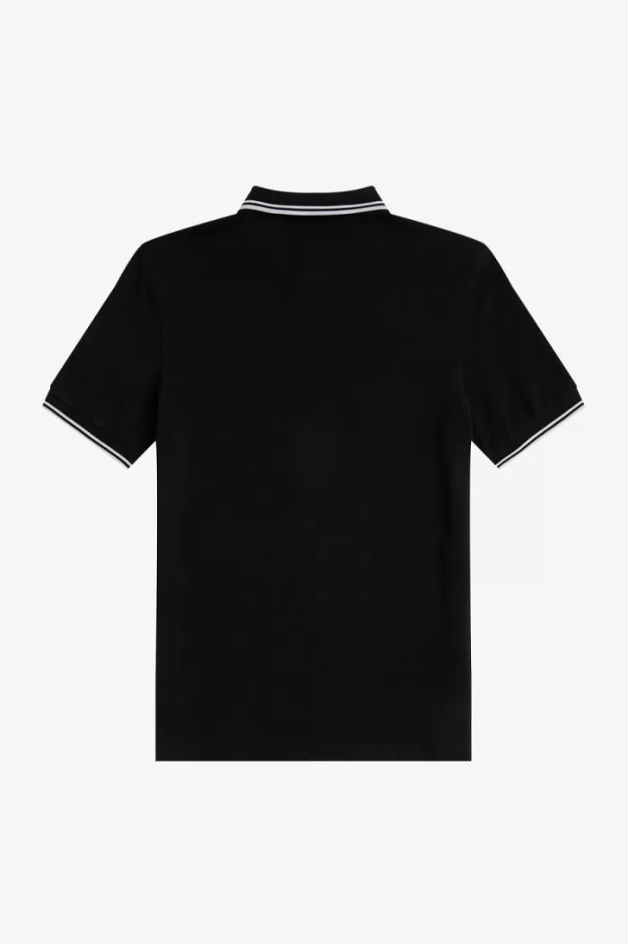 Fred Perry M3600 Men’s Shirt Black White PMAIU6481