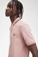 Fred Perry M3600 Men’s Shirt Dusty Rose Pink Brown Oxblood CJGZV0536