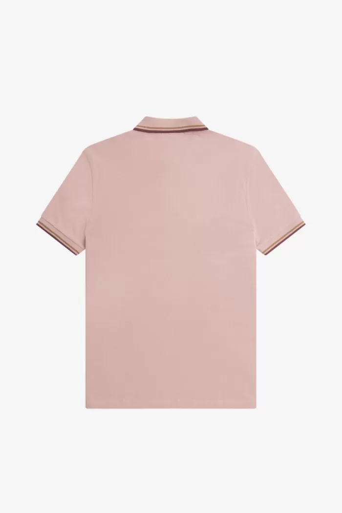 Fred Perry M3600 Men’s Shirt Dusty Rose Pink Brown Oxblood CJGZV0536