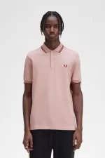 Fred Perry M3600 Men’s Shirt Dusty Rose Pink Brown Oxblood CJGZV0536