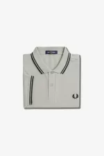 Fred Perry M3600 Men’s Shirt Grey Black WVSMA9216